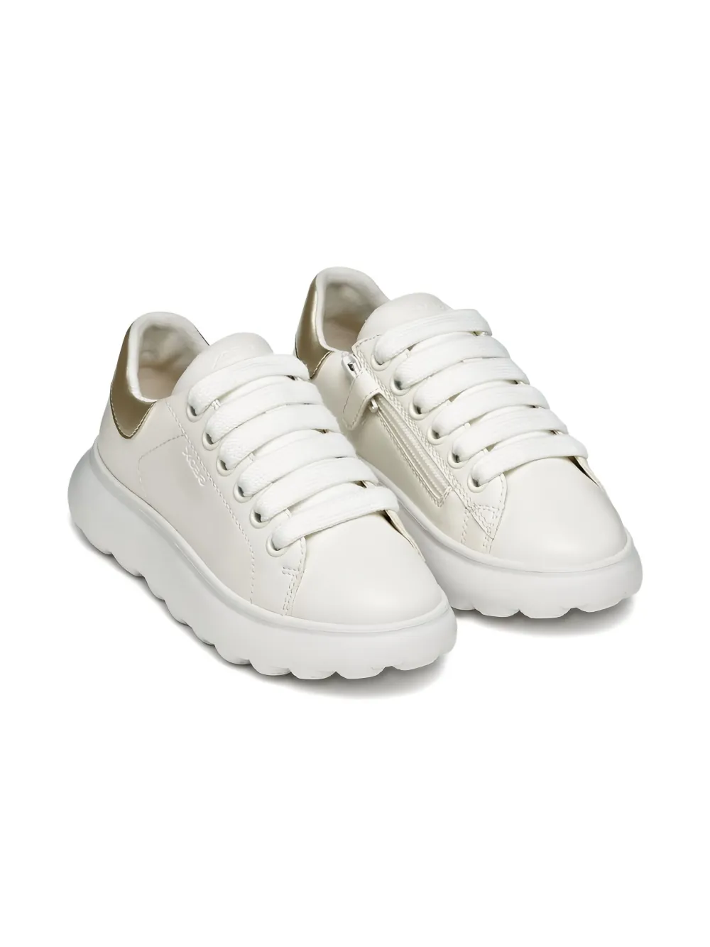 Geox Kids lace-up sneakers White