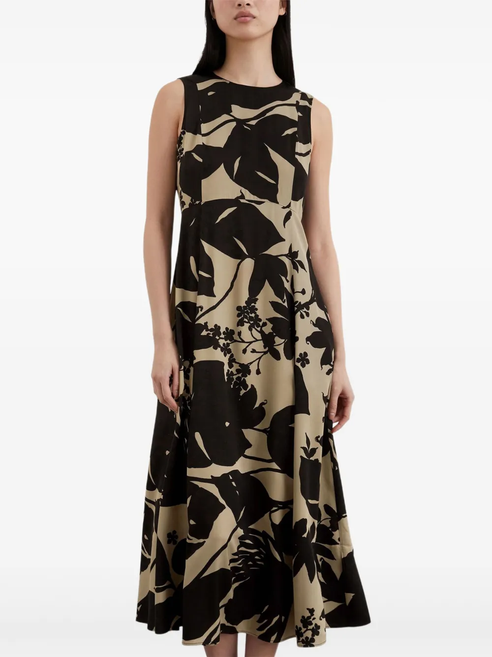 Marc O'Polo floral-print sleeveless dress | Neutrals | Image 1