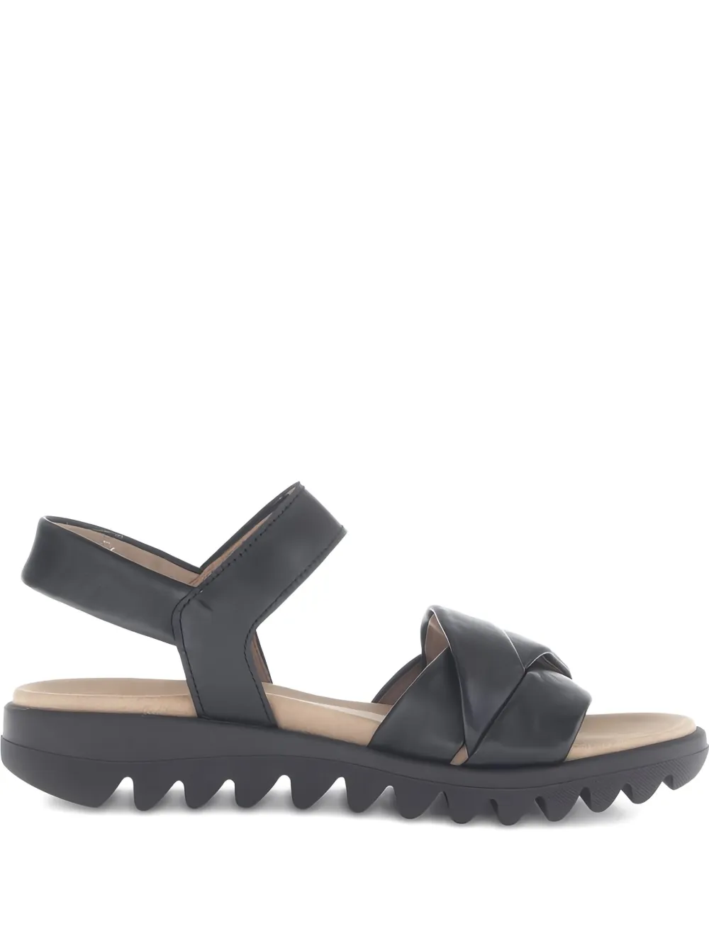 GABOR cross-strap sandals Black