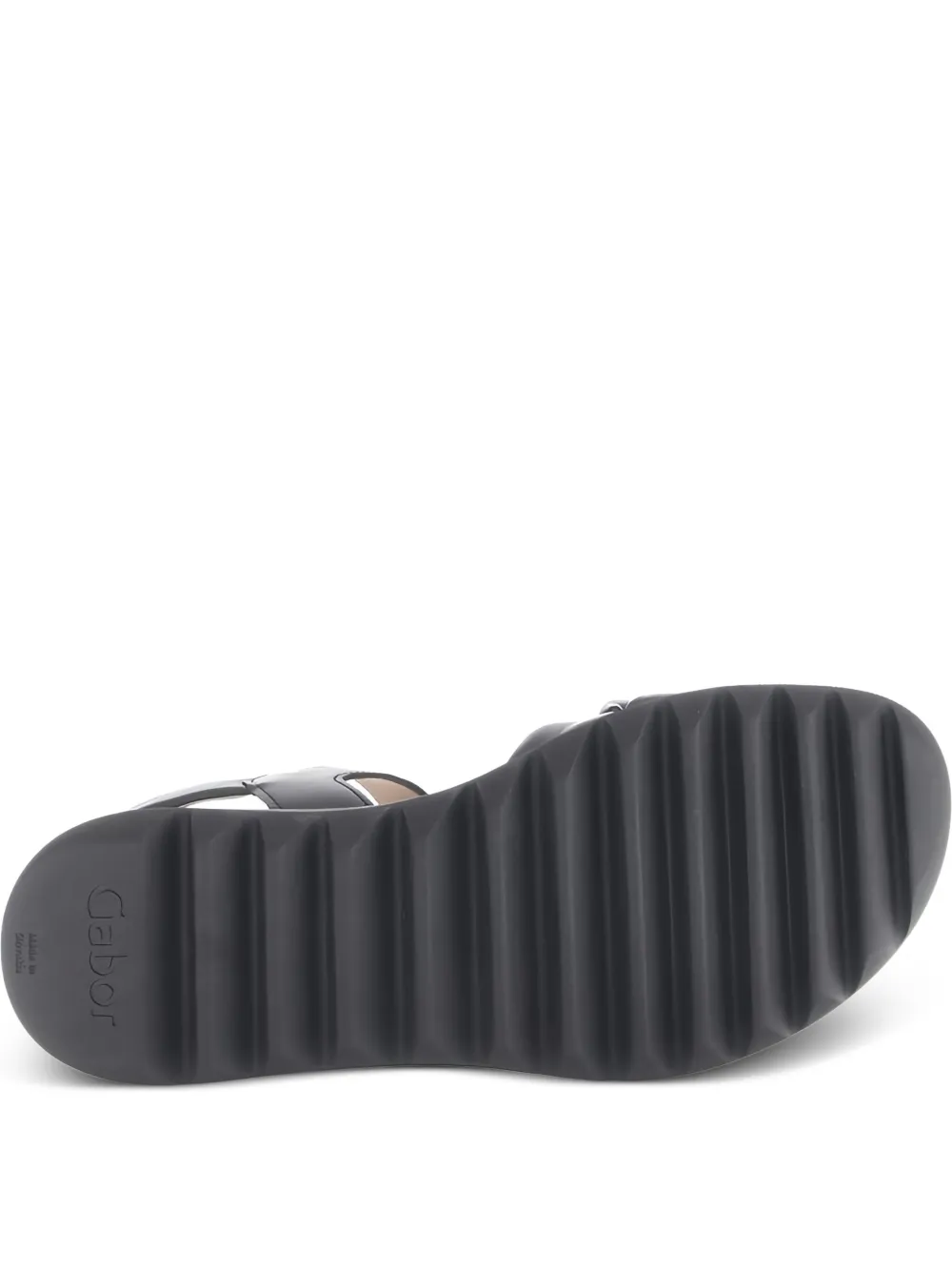 GABOR cross-strap sandals Black