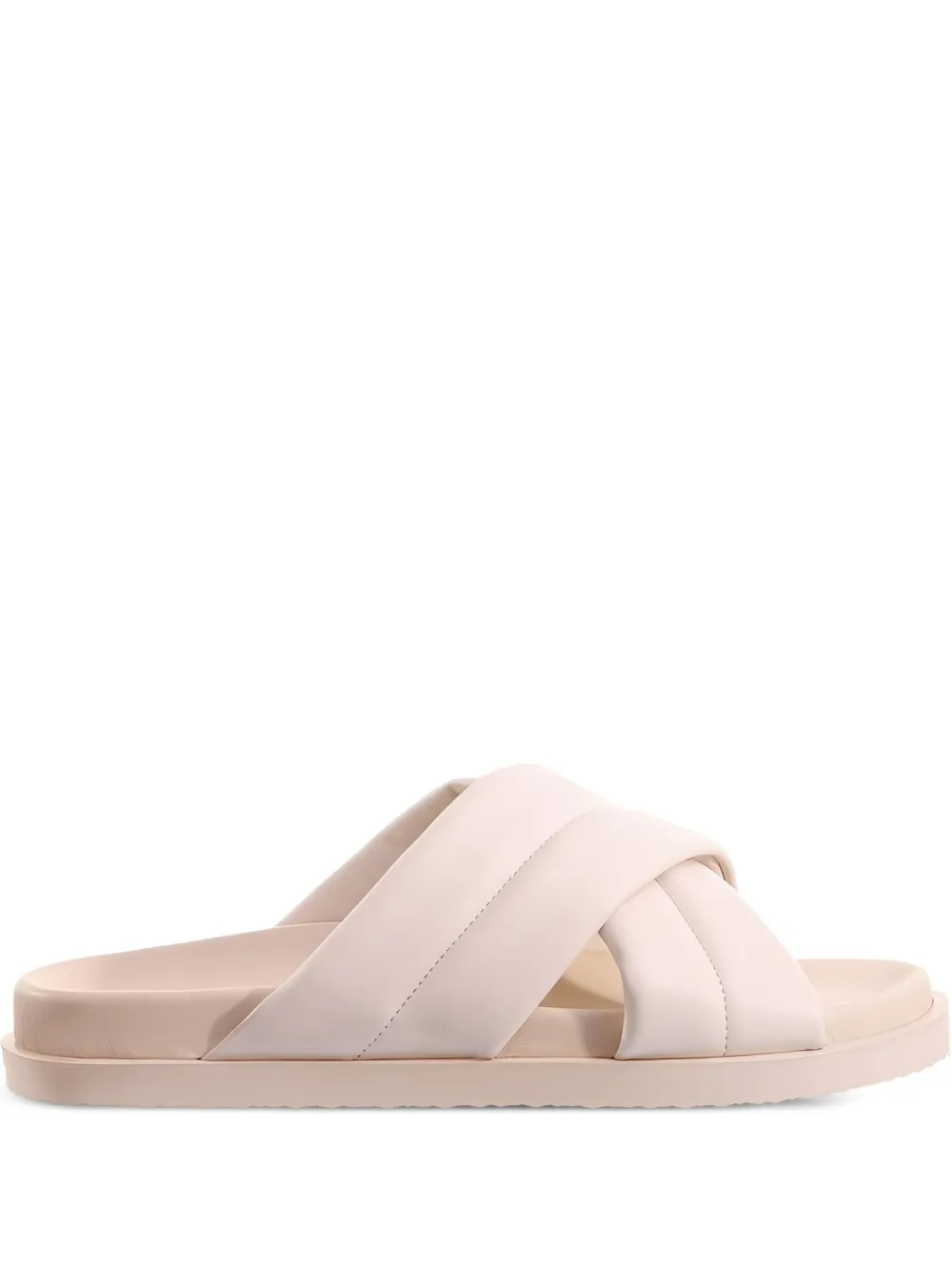 Hogl Tessa cross-strap slide sandals Neutrals