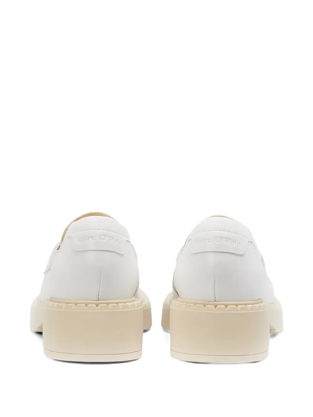 Marc O'Polo block-heel loafers White
