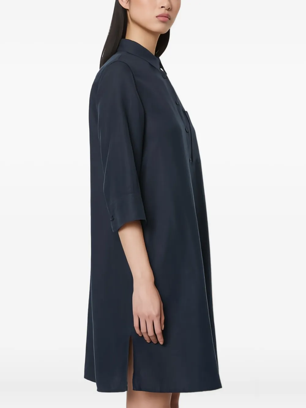 Marc O'Polo Button-up blousejurk Blauw
