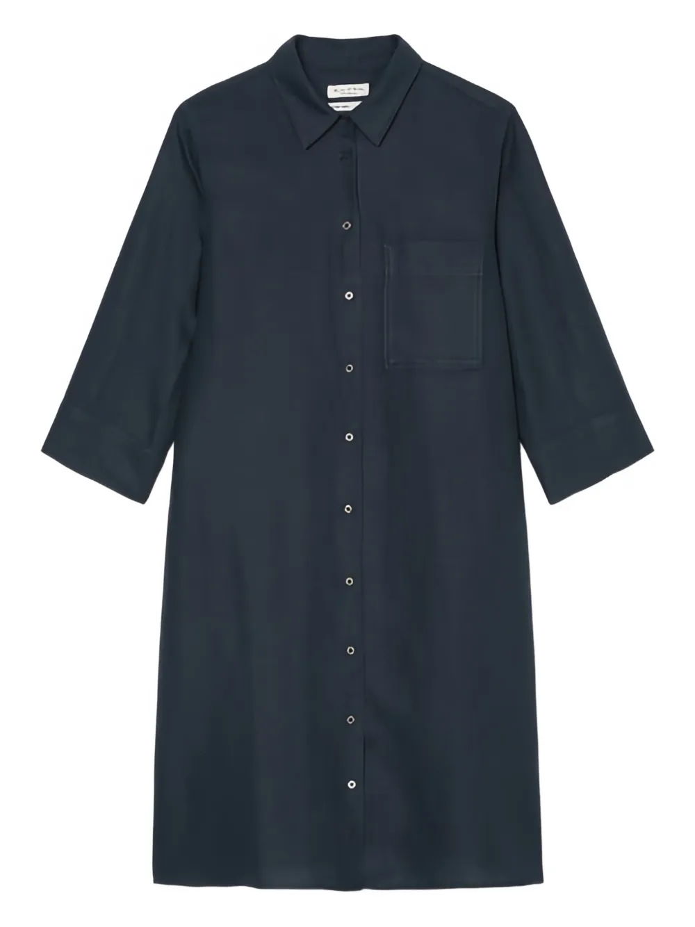 Marc O'Polo Button-up blousejurk Blauw