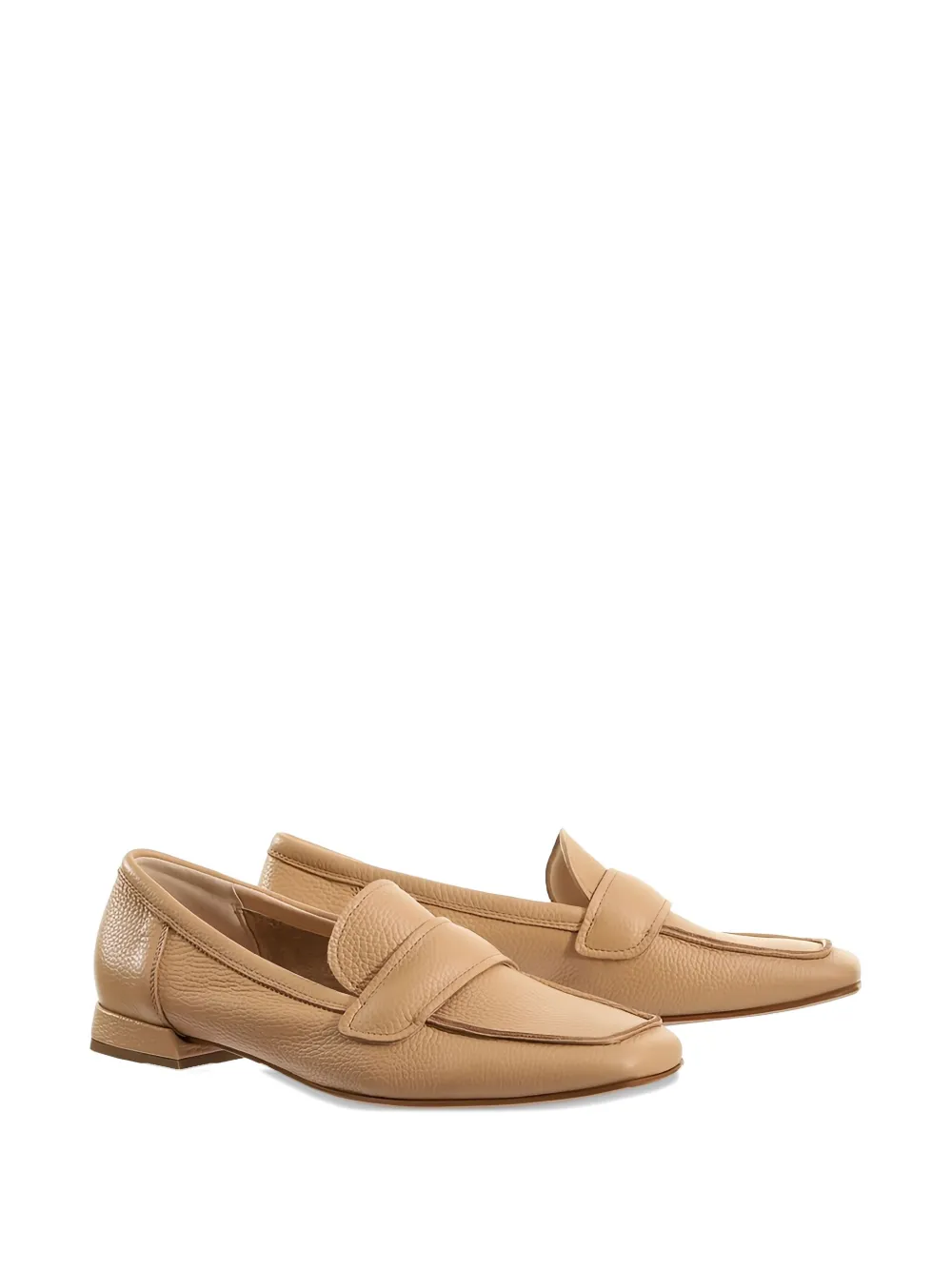 Hogl Perry leather loafers - Beige
