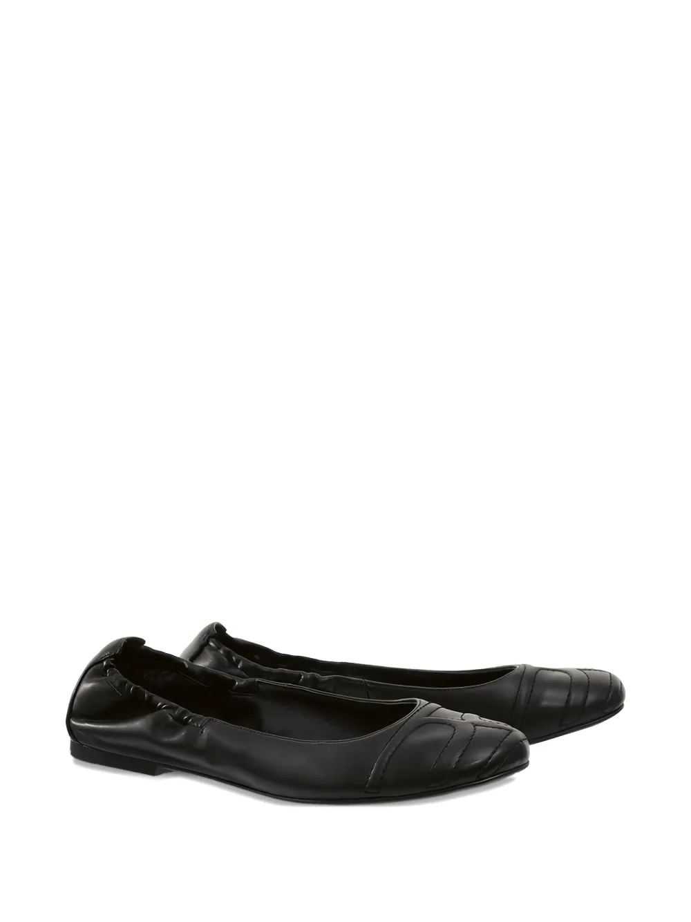 Hogl Daisy leather ballet flats - Zwart