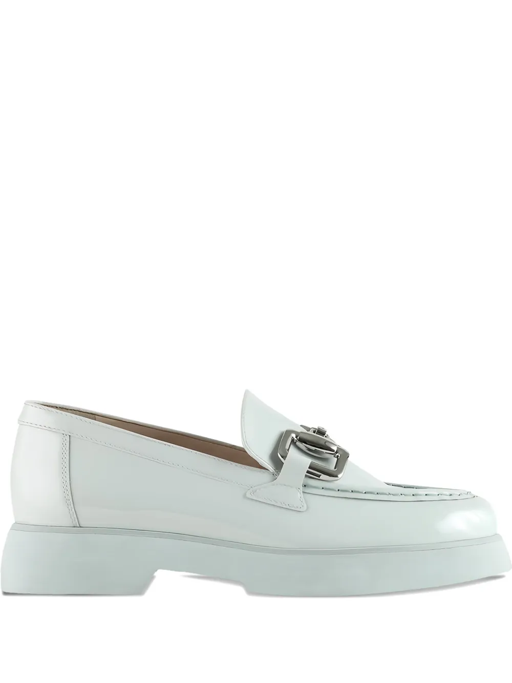 Hogl Max patent-leather horsebit loafers - Blu