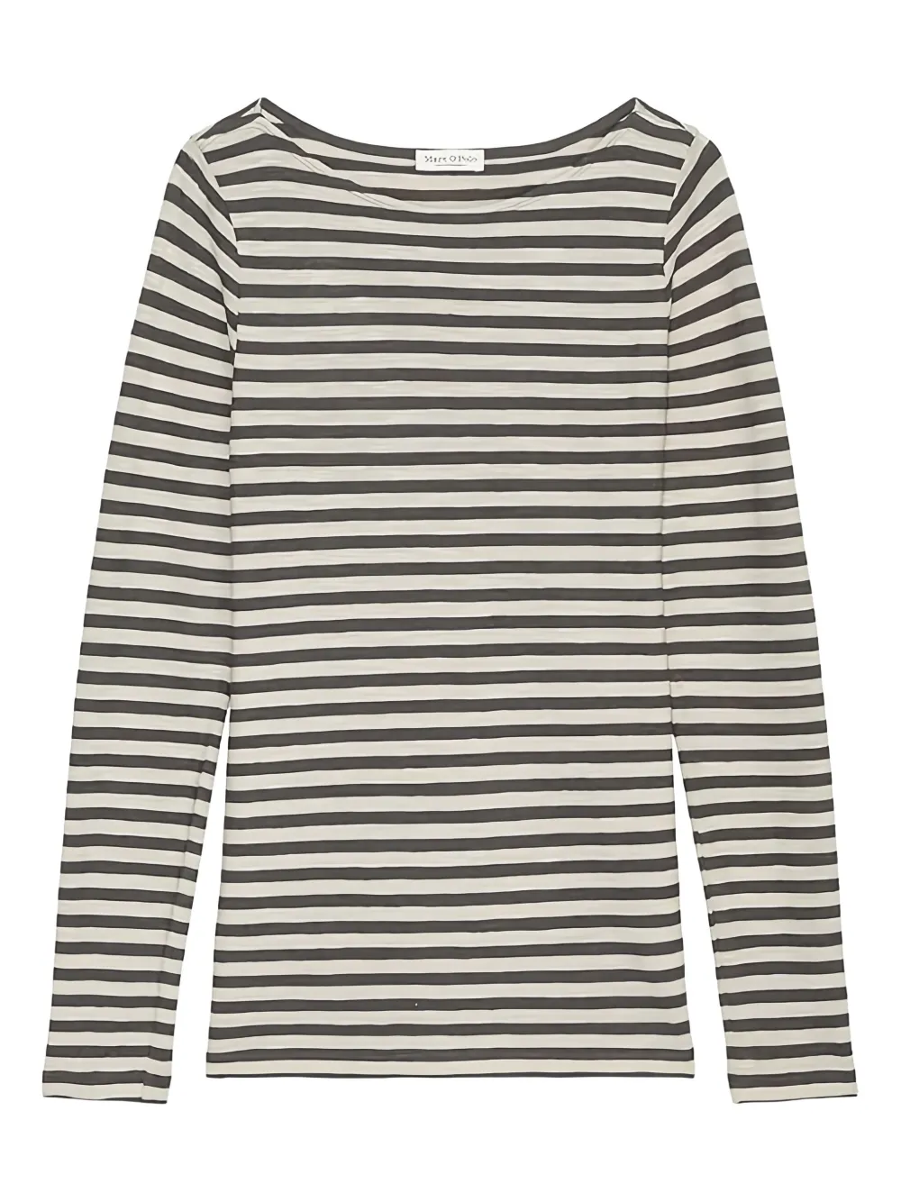 Marc O'Polo striped long-sleeve top | Black | Image 1