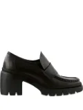 Hogl 50mm Bonnie chunky sole-penny loafers - Black