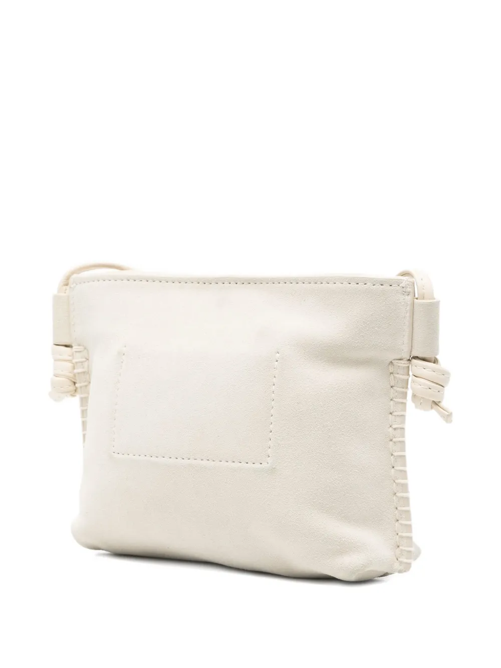 Marc O'Polo Geknoopte suède crossbodytas Beige