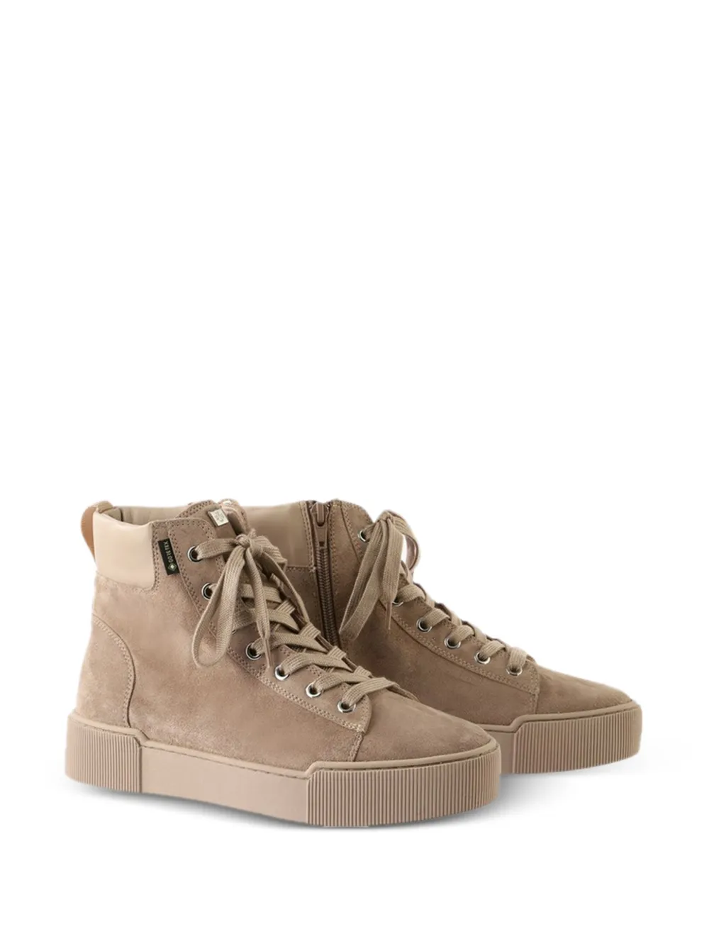 Hogl Buddy suede lace-up boots Neutrals