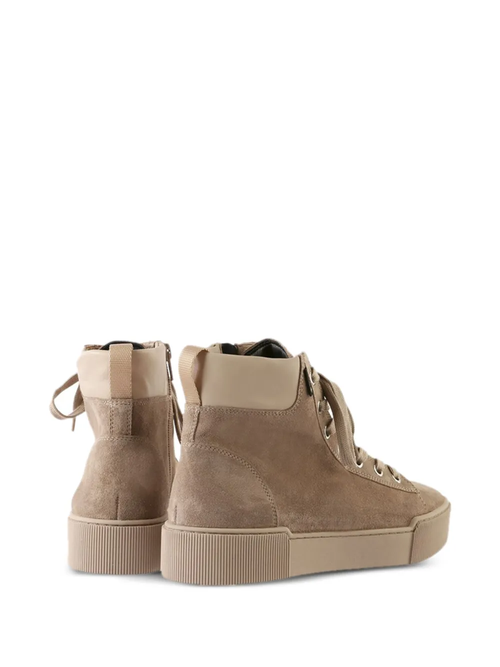 Hogl Buddy suede lace-up boots Neutrals