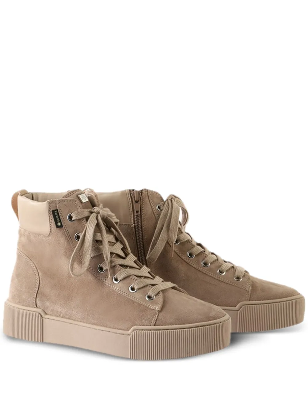Hogl Buddy suede lace-up boots Neutrals