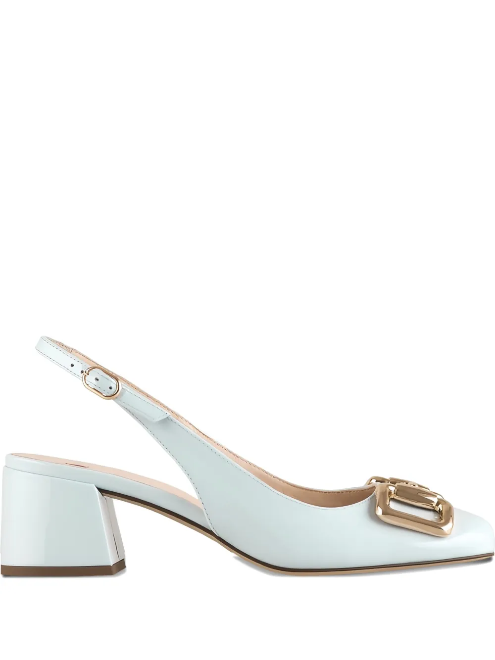 Hogl Mary leather slingback pumps Blue