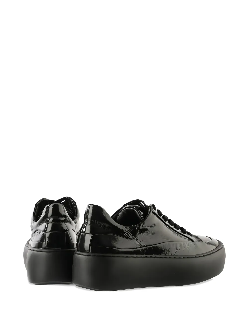 Hogl Illusion platform lace-up sneakers Black
