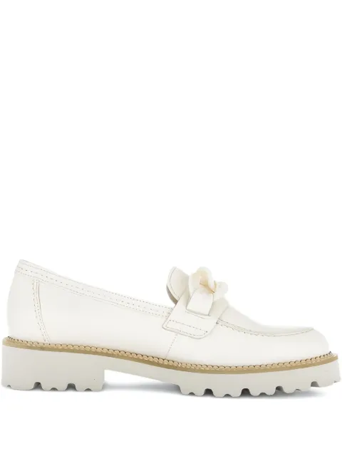 GABOR chain-link leather loafers