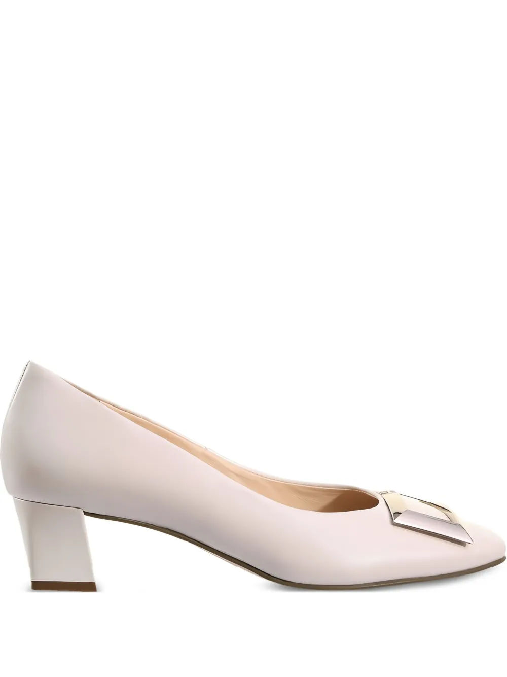 Hogl Etienne block-heel leather pumps | Neutrals | Image 1