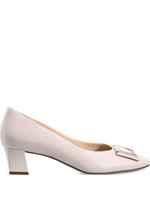 Hogl Etienne block-heel leather pumps