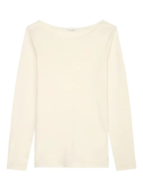 Marc O'Polo wide-neck long-sleeve top