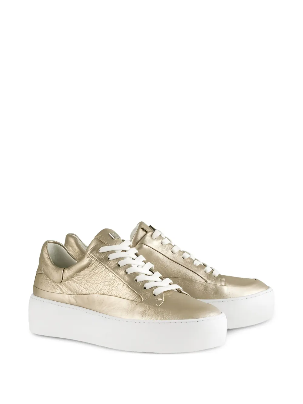 Hogl Illusion metallic leather platform sneakers | Low-Tops | Image 2