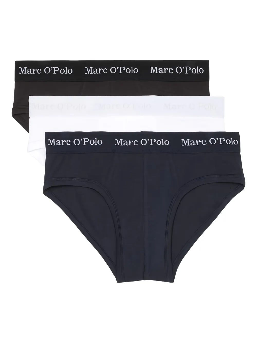 Marc O'polo Logo-waistband Briefs (pack Of Three)