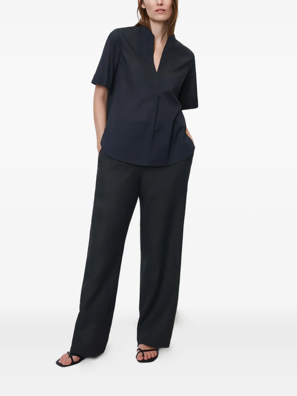 Marc O'Polo Katoenen shirt - Blauw