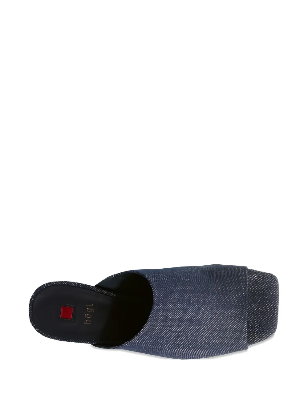 Hogl 70mm Joyce denim open-toe mules Blue