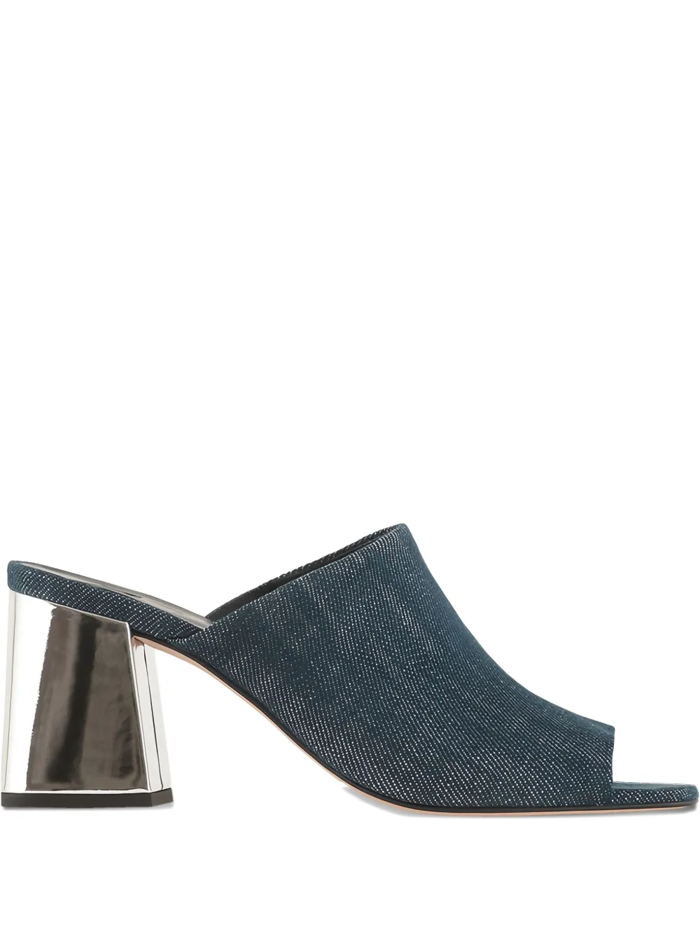 Hogl 70mm Joyce denim open-toe mules | Blue | Image 1