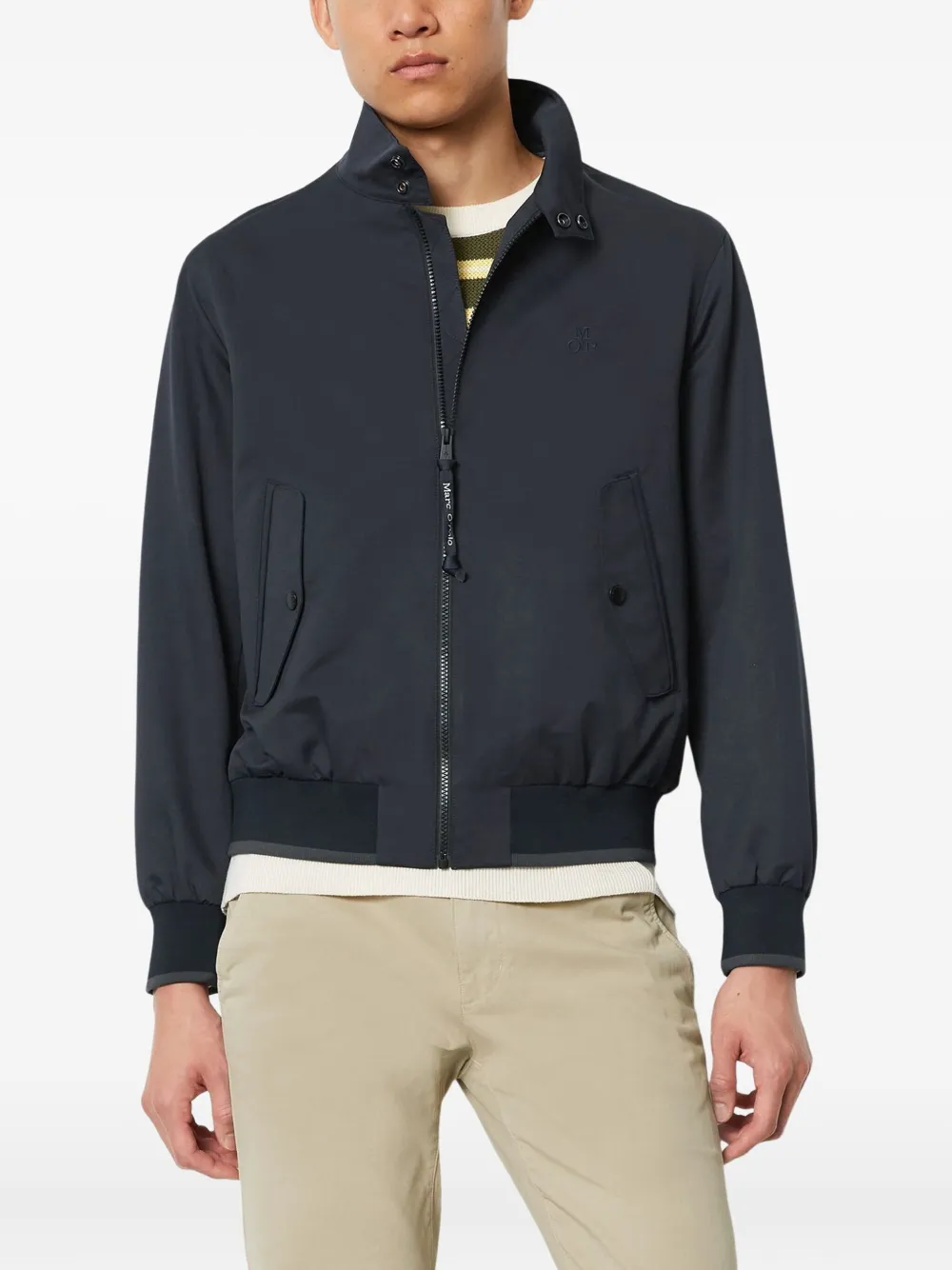 Marc O'Polo Jack met rits Blauw