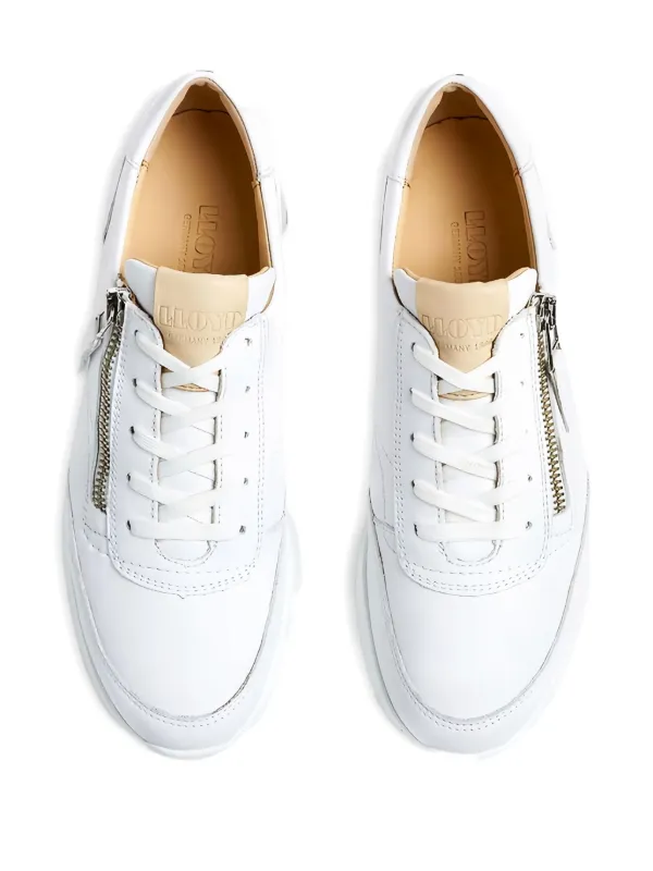 Lloyd Dame zip-detail Sneakers | White | FARFETCH