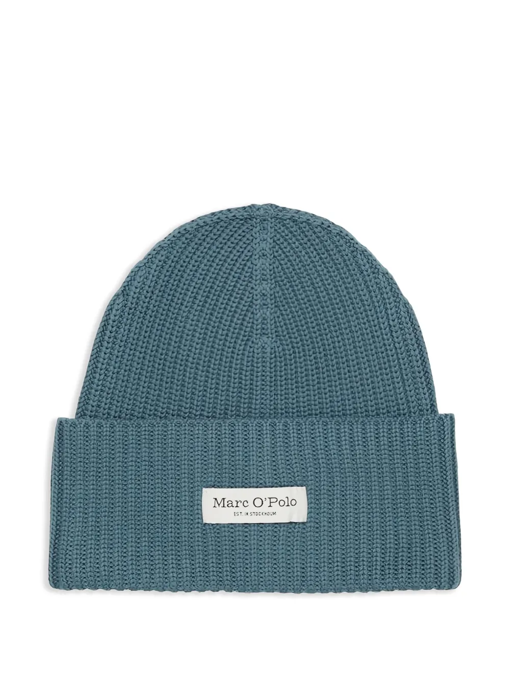 ribbed-knit beanie