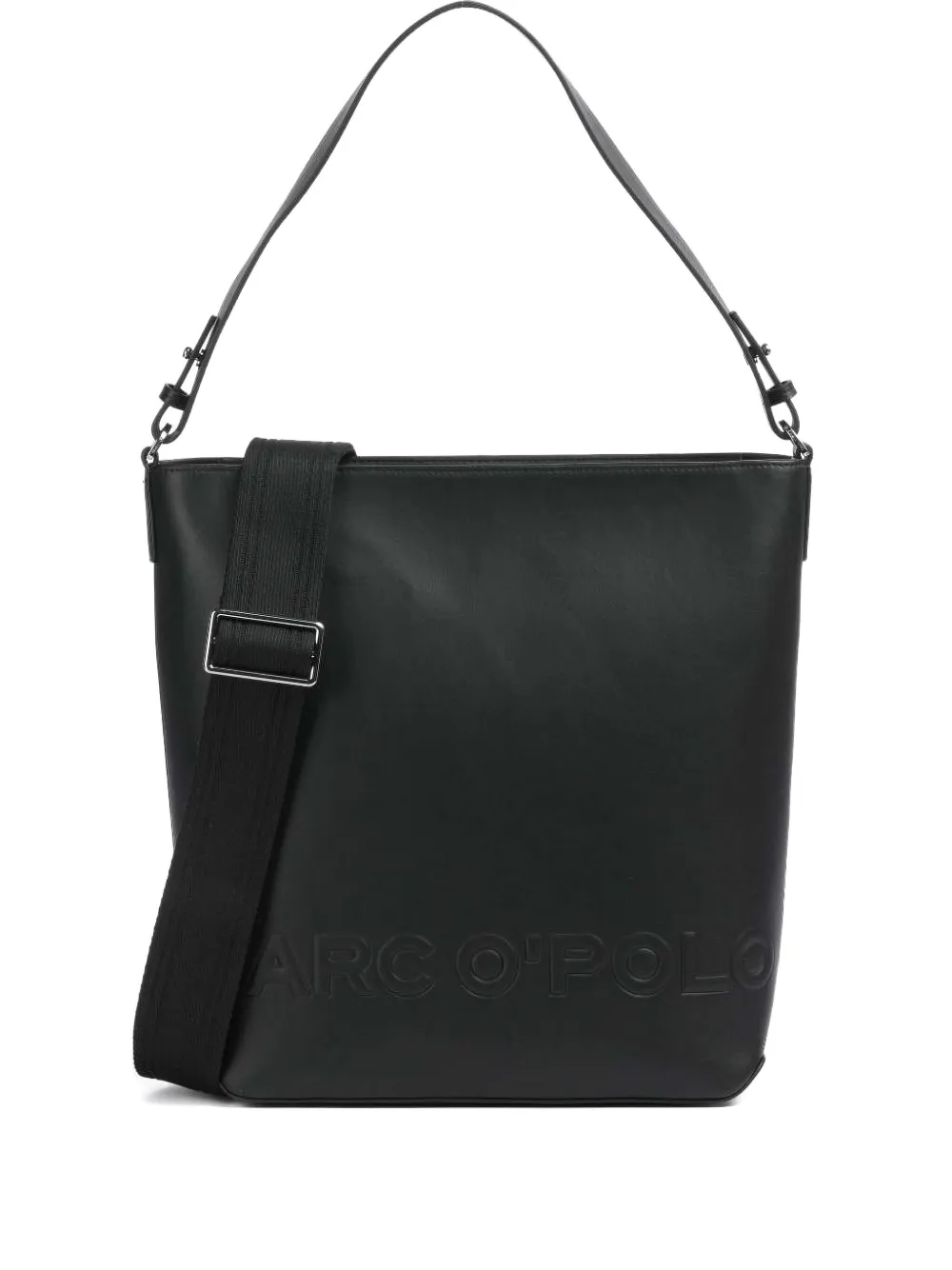 Vanja embossed leather shoulder bag
