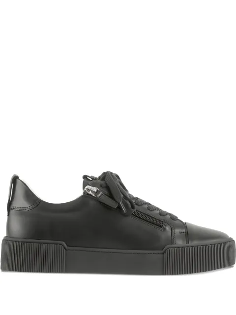 Hogl Comfy leather zip-detail sneakers