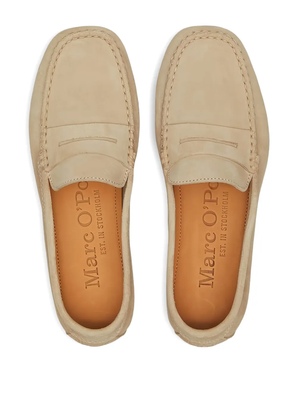 Marc O'Polo suede penny loafers Neutrals