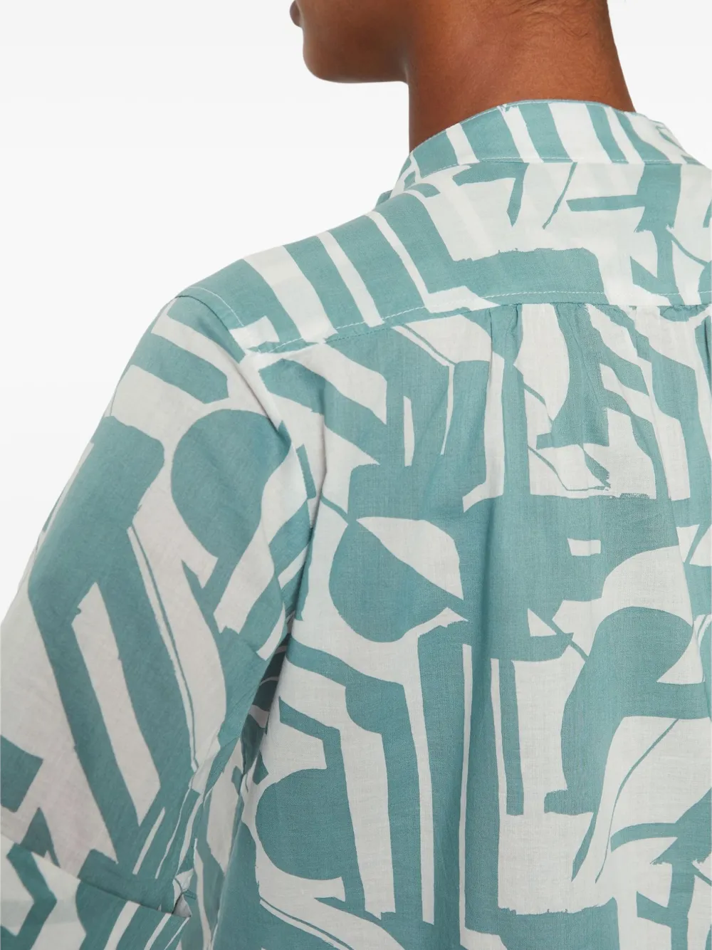 Marc O'Polo Zijden blouse Blauw