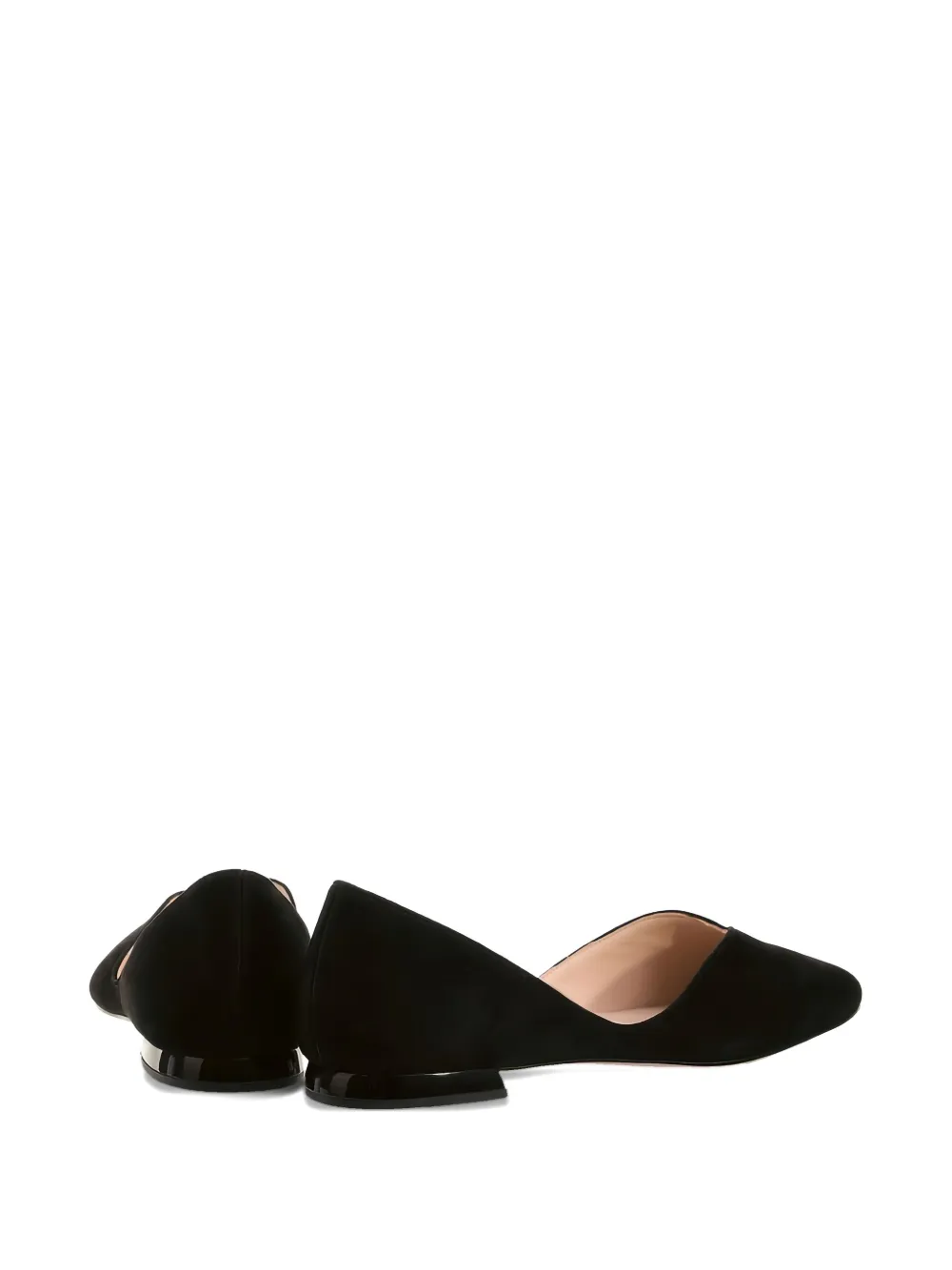 Hogl pointed-toe ballet flats Black