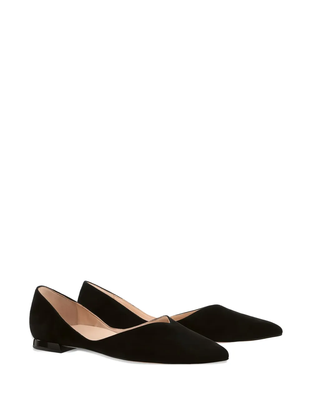 Hogl pointed-toe ballet flats - Zwart