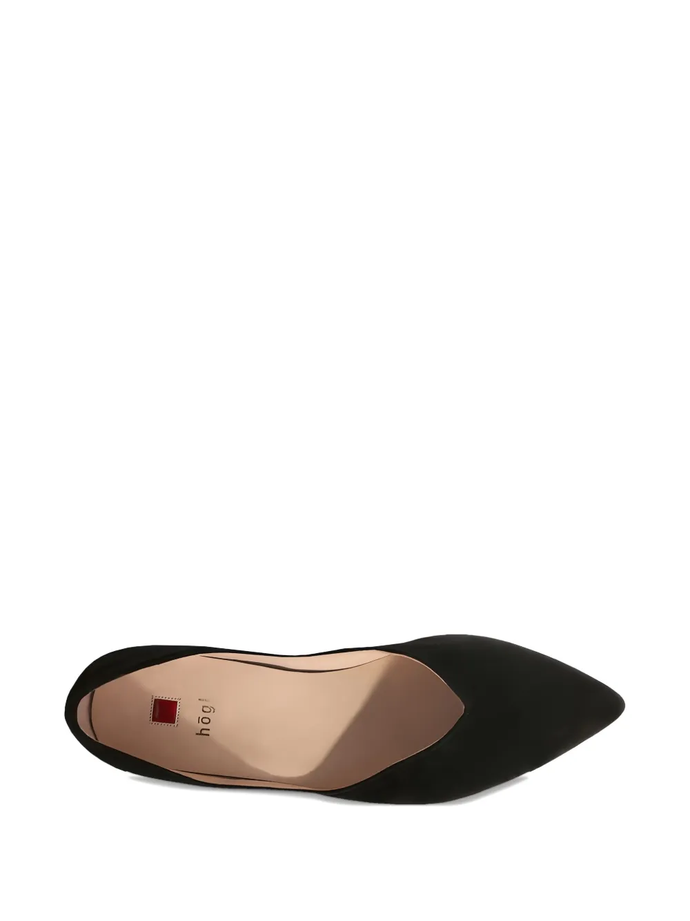 Hogl pointed-toe ballet flats Black