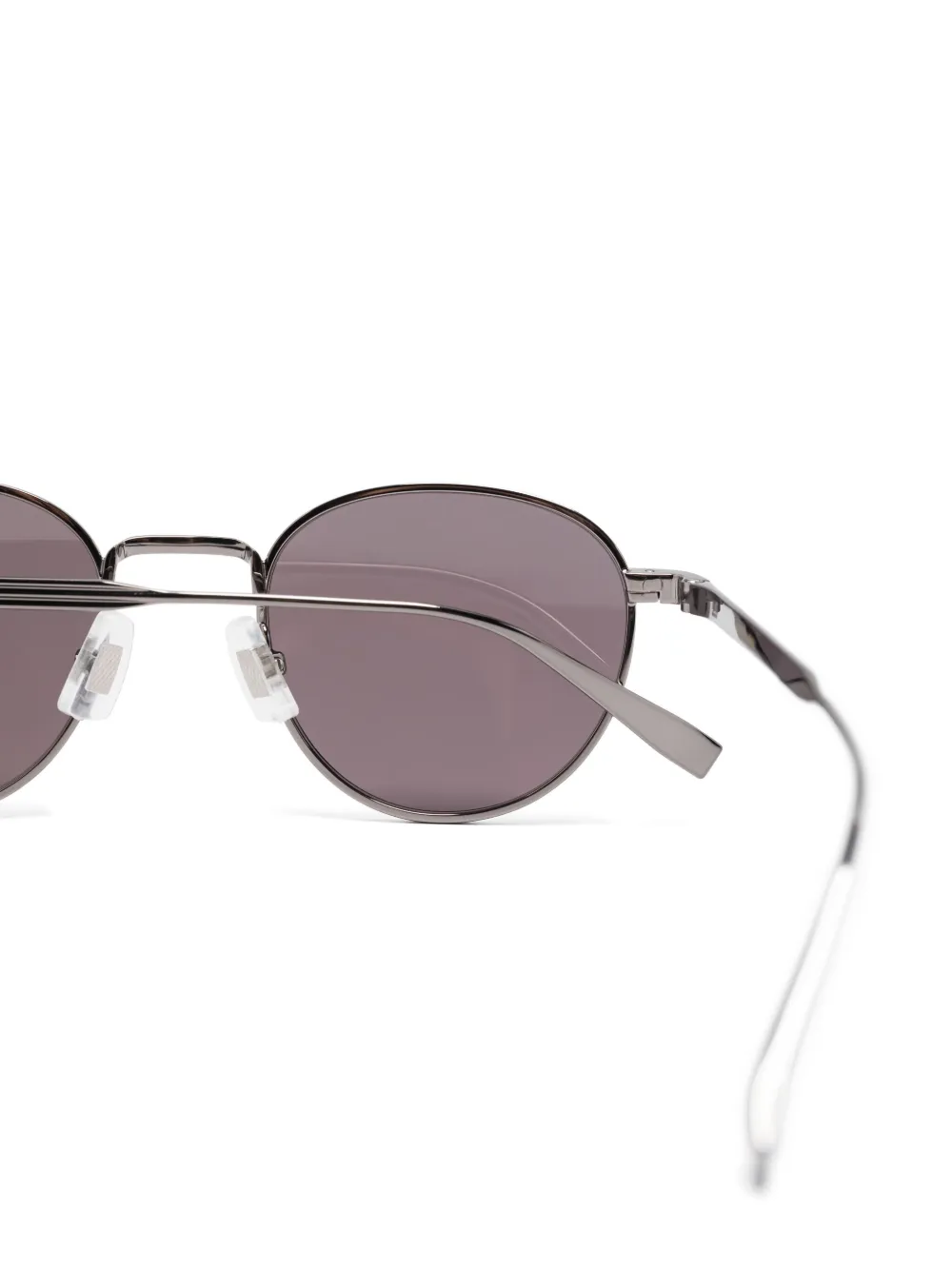 Dunhill Zonnebril met rond montuur Zilver
