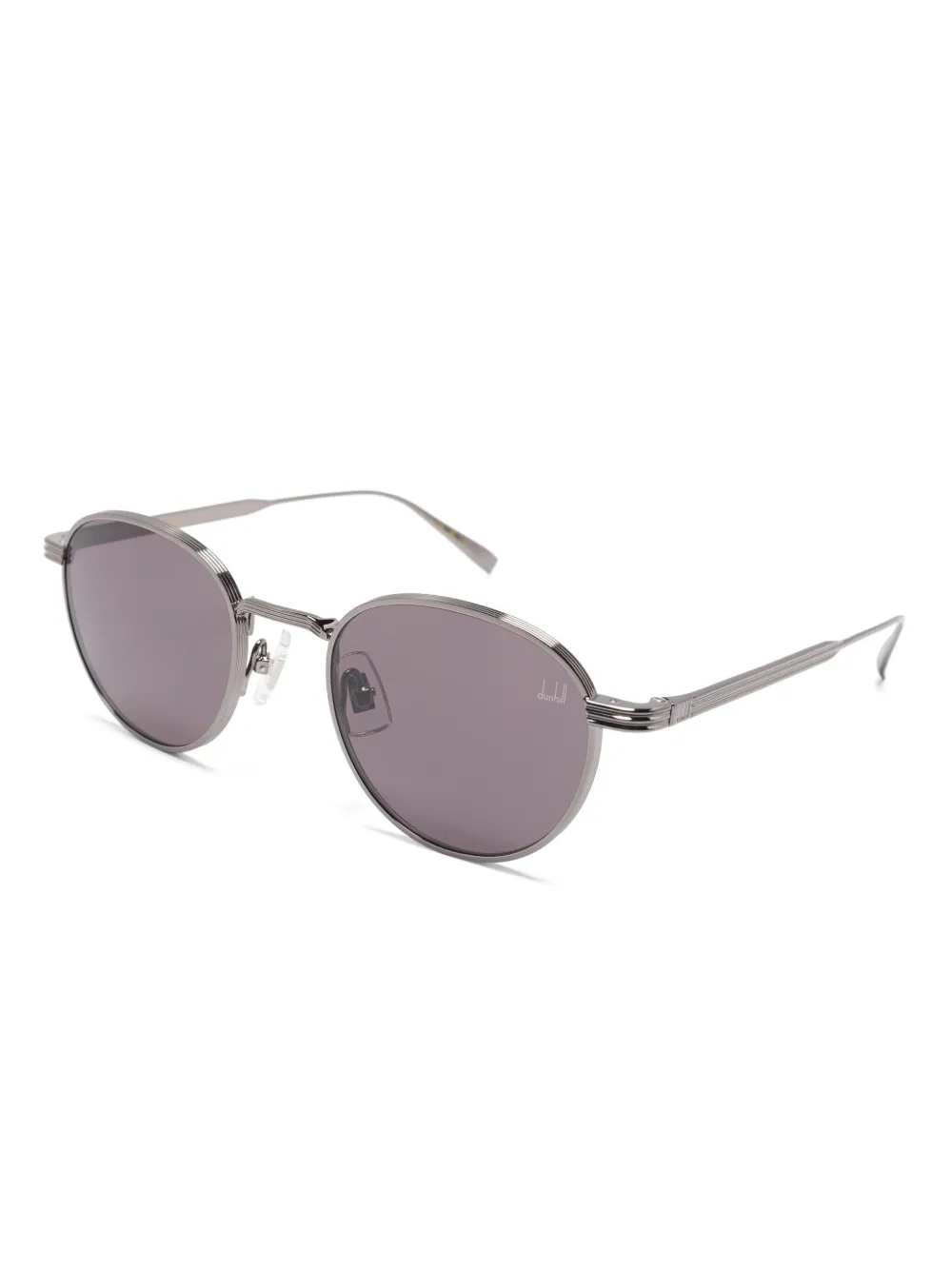 Dunhill Zonnebril met rond montuur Zilver