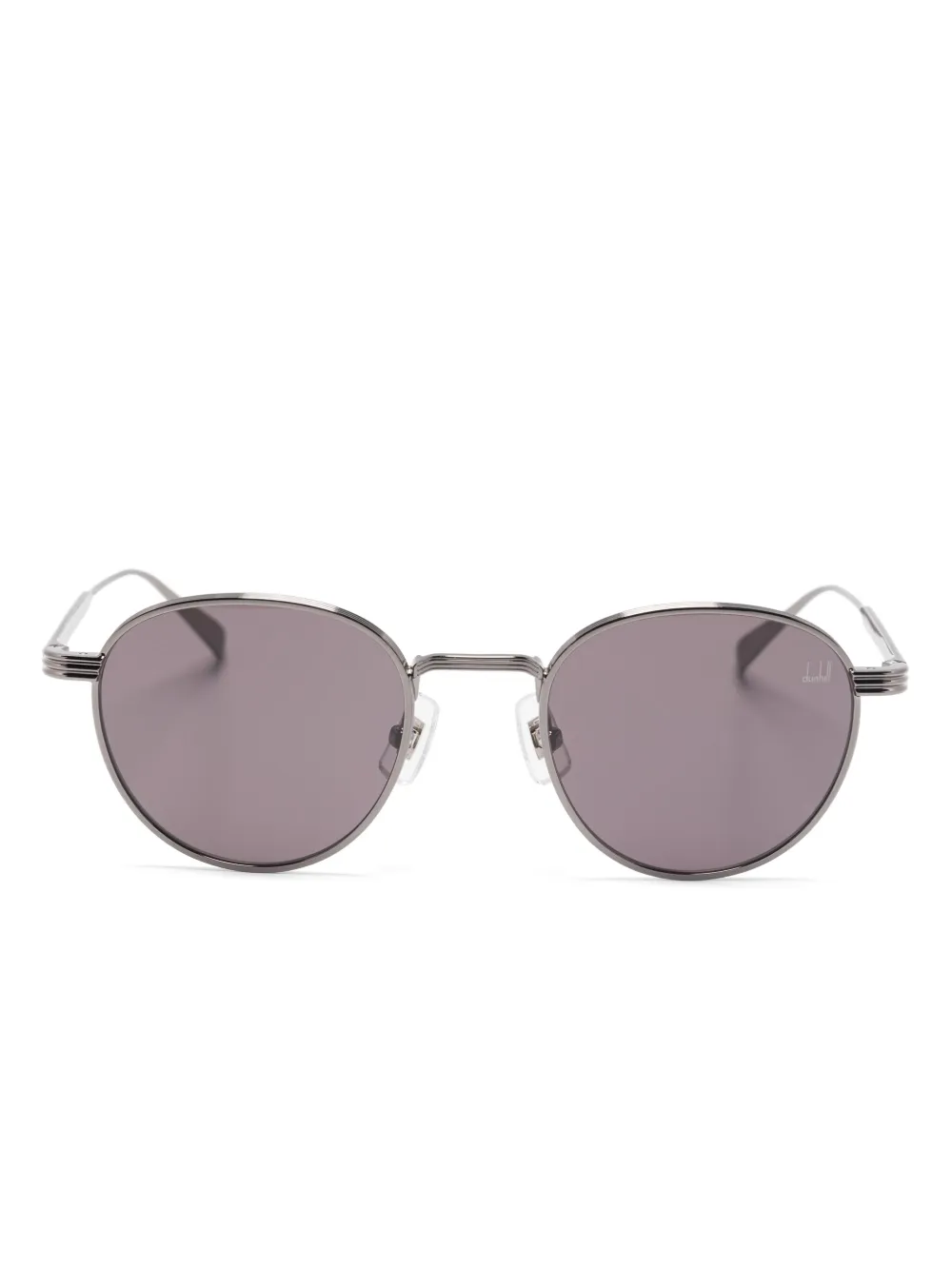 Dunhill Zonnebril met rond montuur Zilver