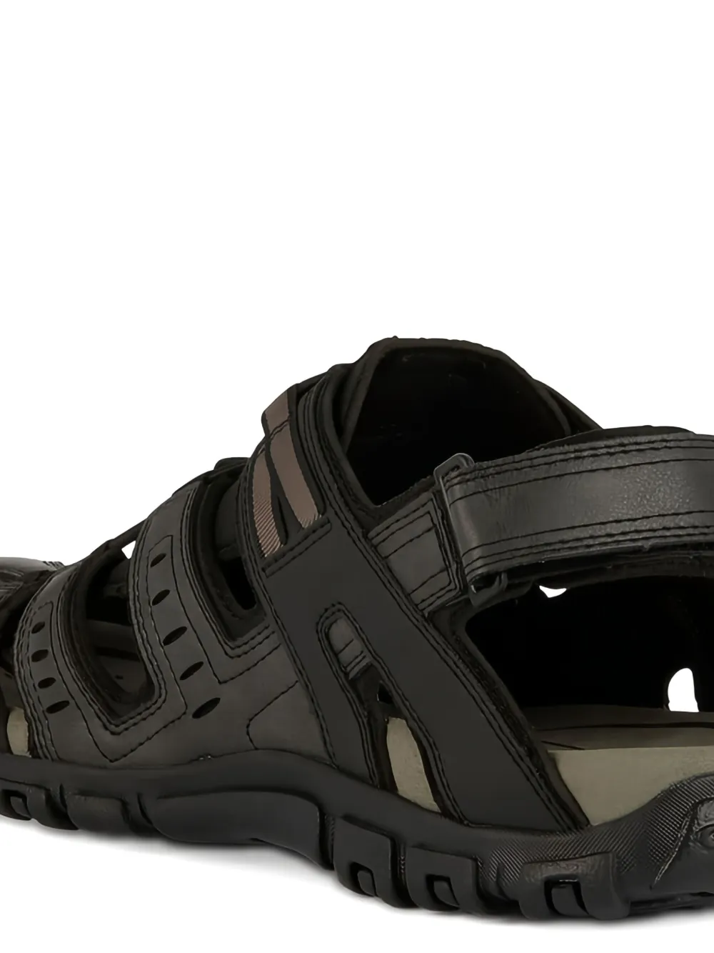 Geox Mo panelled sandals Black