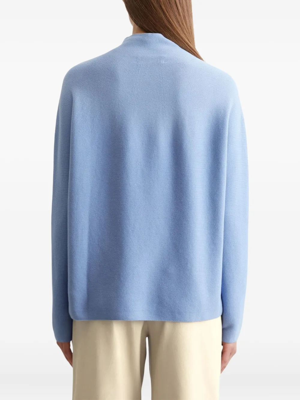 Marc O'Polo T-shirt met hoge hals Blauw