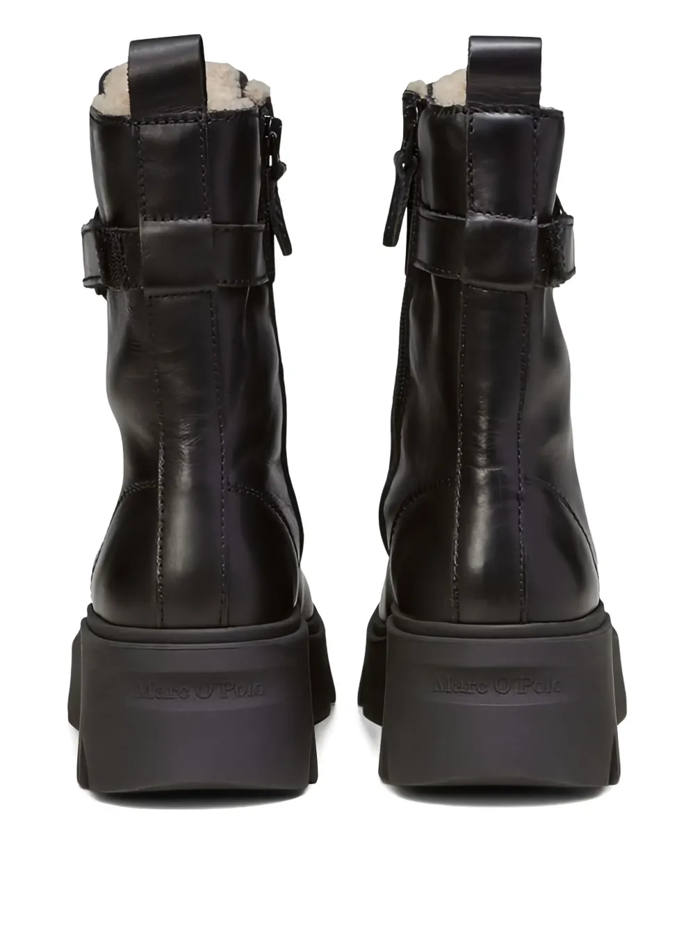 Marc O'Polo Liliam chunky-sole lace-up boots Black