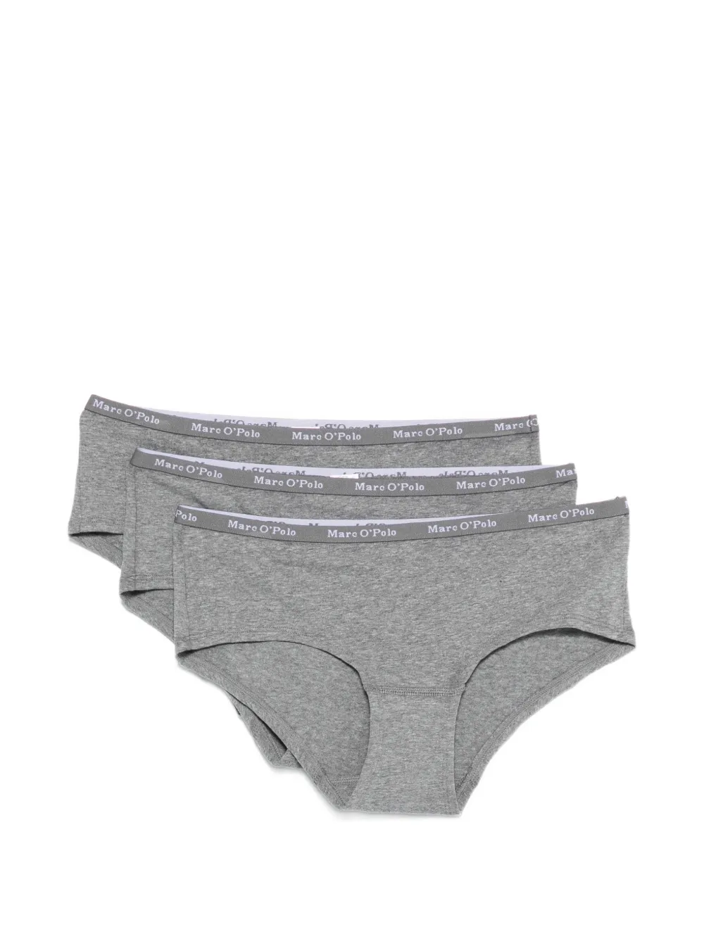 Marc O'Polo logo-detail briefs (set of three) - Grigio