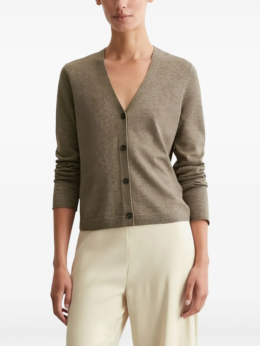 Marc O'Polo V-neck button-up cardigan | Cardigans | Image 2