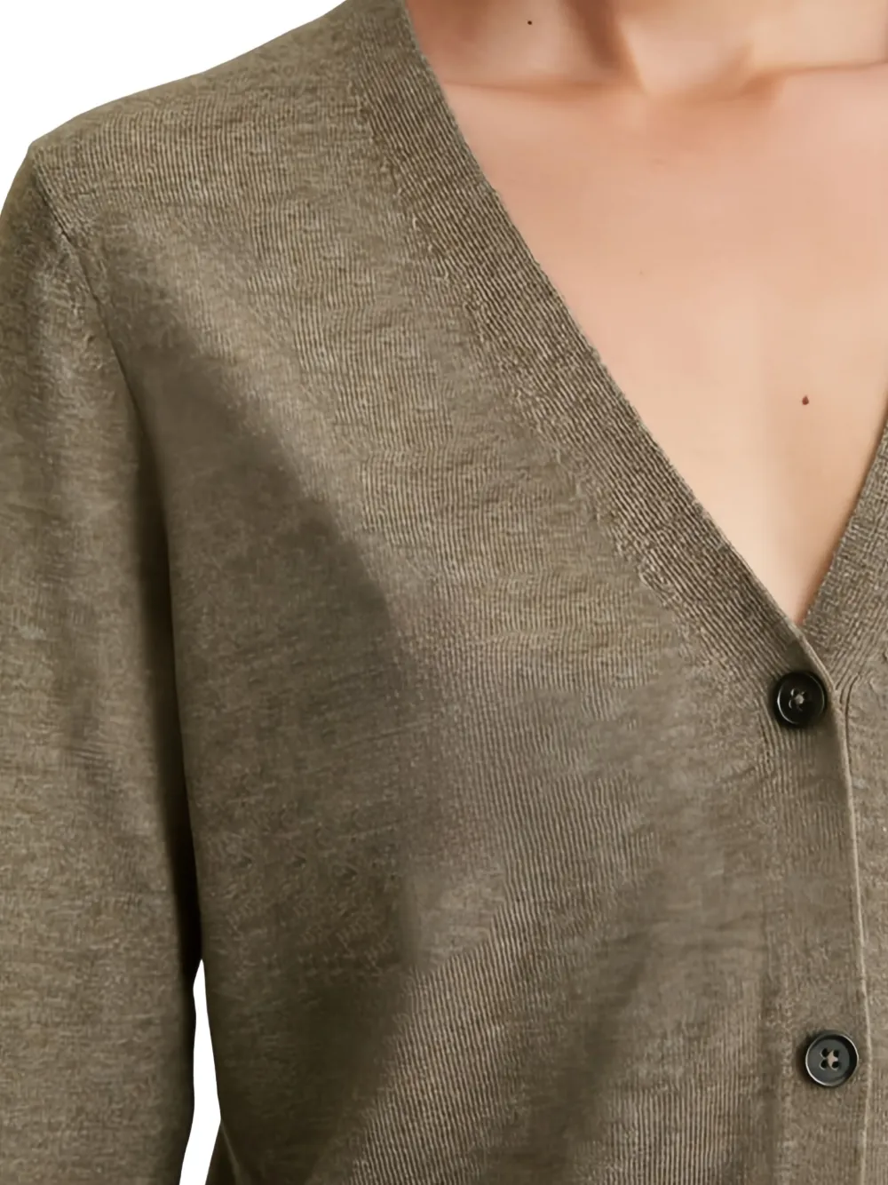 Marc O'Polo Button-up vest Bruin