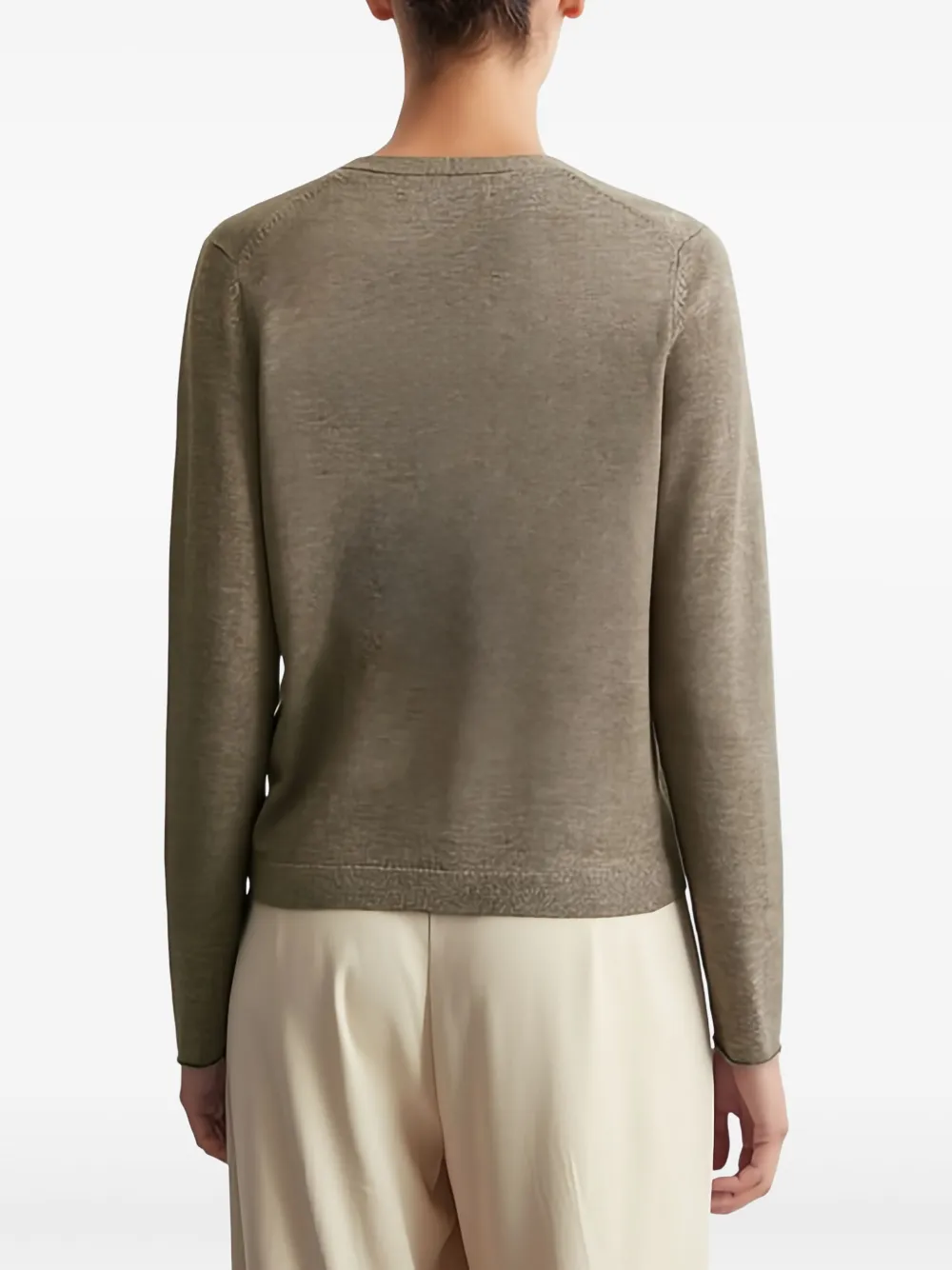 Marc O'Polo Button-up vest Bruin