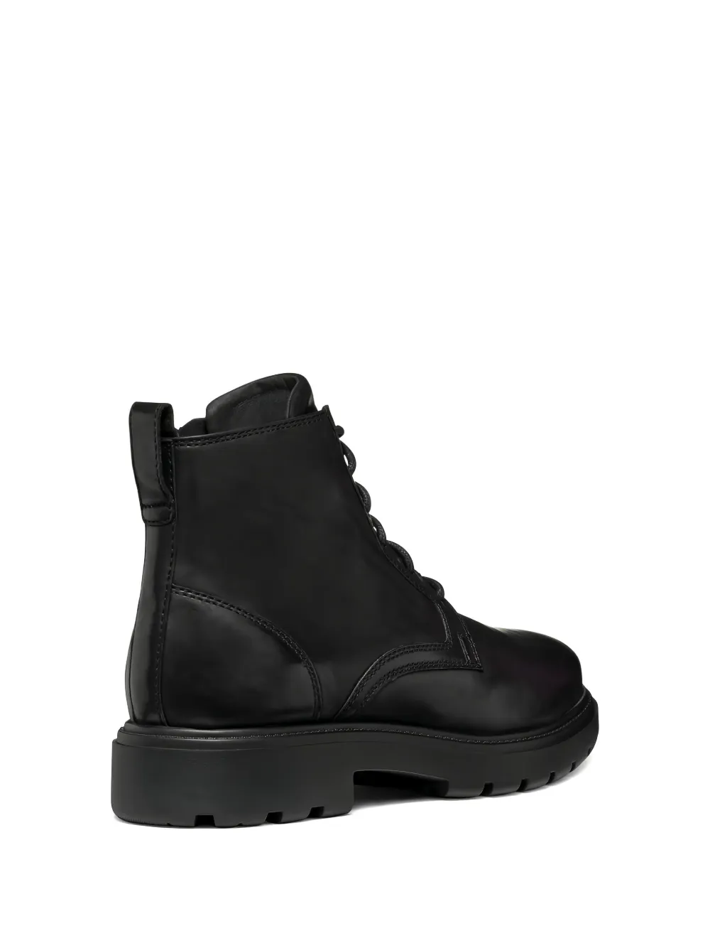 Geox Spherica Ec7 lace-up leather boots Black