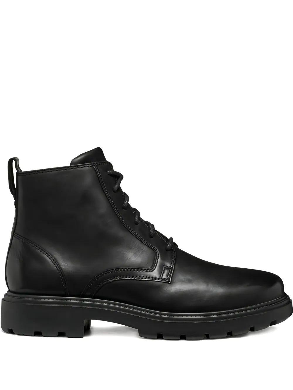 Geox Spherica Ec7 lace-up leather boots | Black | Image 1